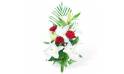 Fleurs en Deuil | image du Bouquet linéaire de deuil "Mystère de Roses"