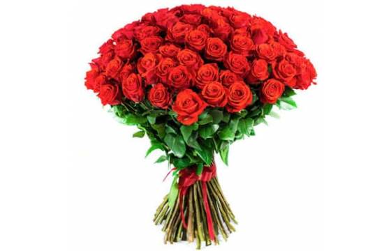 Fleurs en Deuil | Image du Bouquet de roses rouges longues tiges Fleurs en Deuil | Image du Bouquet de roses rouges longues tiges