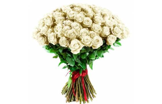 Fleurs en Deuil | image du Bouquet de Roses Blanches longues tiges Fleurs en Deuil | image du Bouquet de Roses Blanches longues tiges