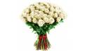 Fleurs en Deuil | image du Bouquet de Roses Blanches longues tiges