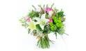 Fleurs en Deuil | image du Bouquet rond de fleurs deuil "Notre Soutien"