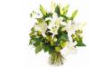 Fleurs en Deuil | Bouquet de lys blanc Coton