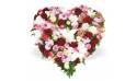 Fleurs en Deuil | image du Coeur en fleurs de deuil "Tristesse"