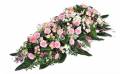 Fleurs en Deuil | image de la Composition de fleurs deuil rose "Repos Eternel"