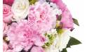 Fleurs en Deuil | vue sur de magnifique pivoine de couleurs roses du Coeur en fleurs blanches & roses deuil "Songe"