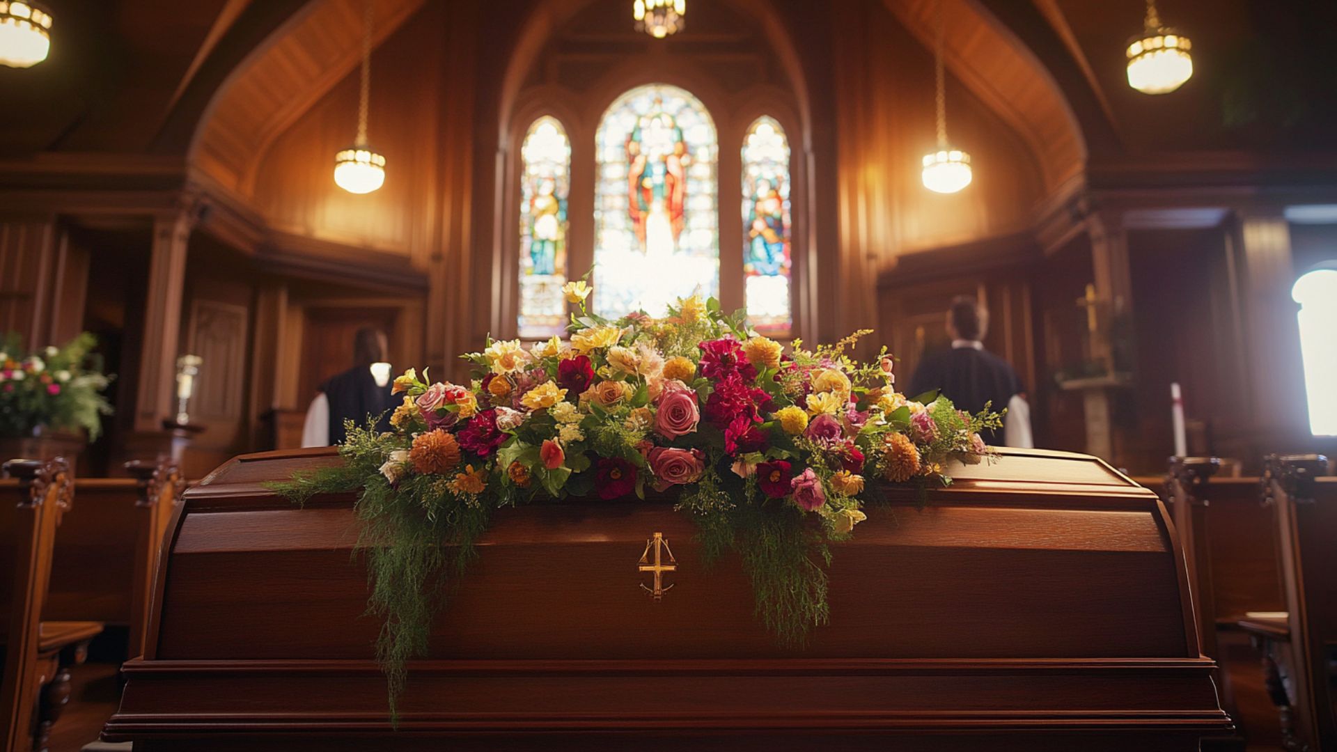 Cérémonie funéraire fleurs naturelles inhumation crémation