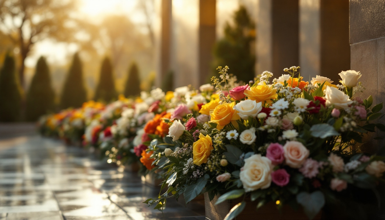 Évolution des pratiques de crémation en France illustrée par une chronologie de compositions florales funéraires