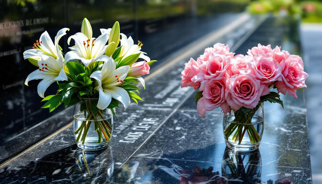 Types fleurs autorisées interdites columbarium naturelles artificielles