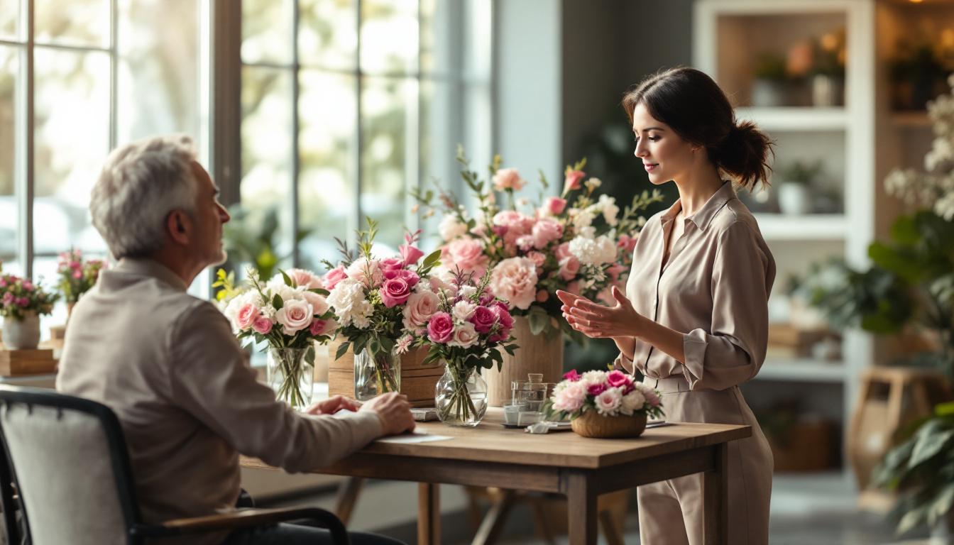 Conseils choix fleurs deuil budget relation défunt