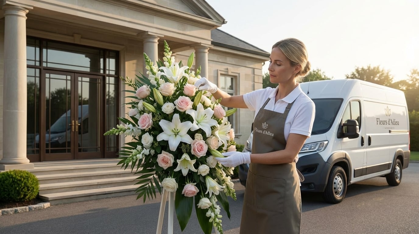 Livraison fleurs deuil funérarium conseils pratiques